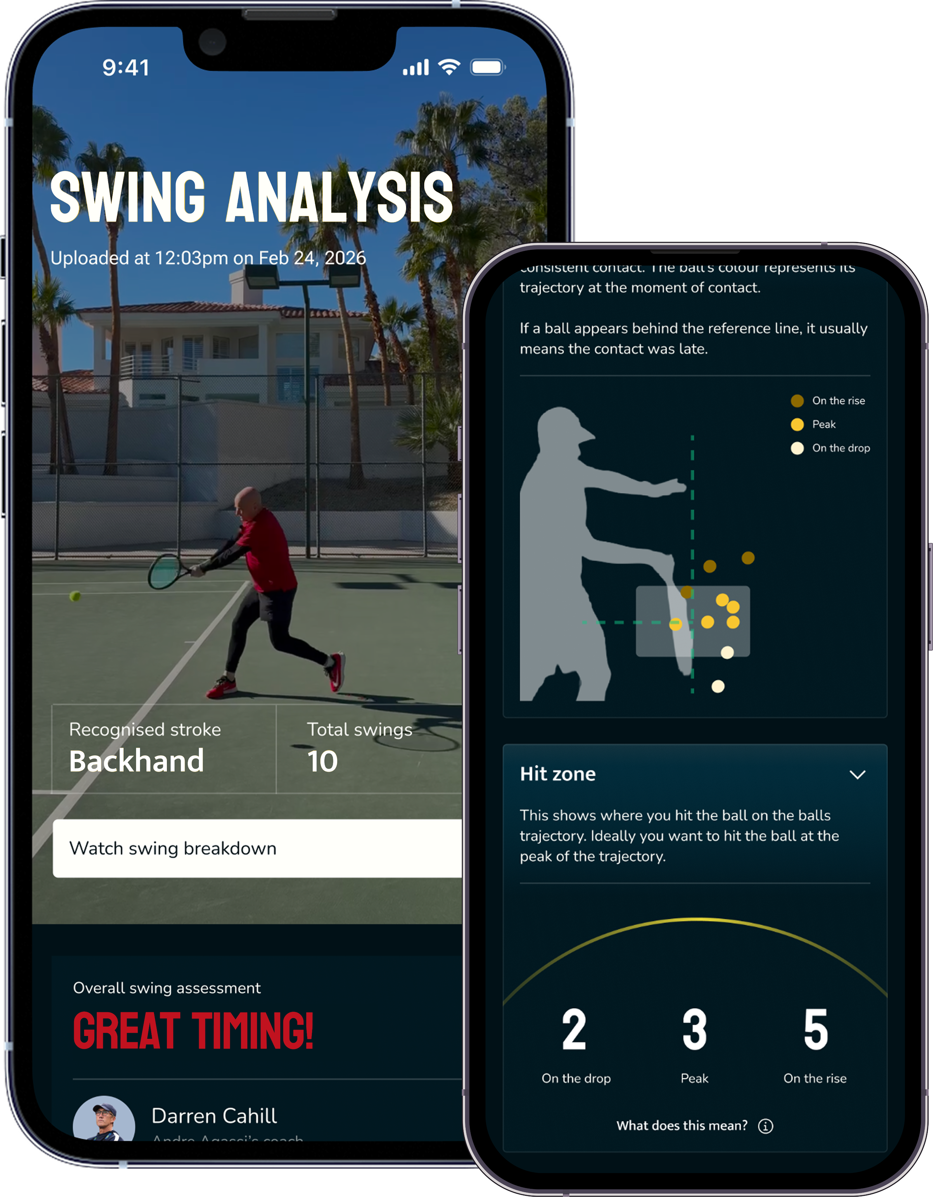 Swing Analysis App Mockup