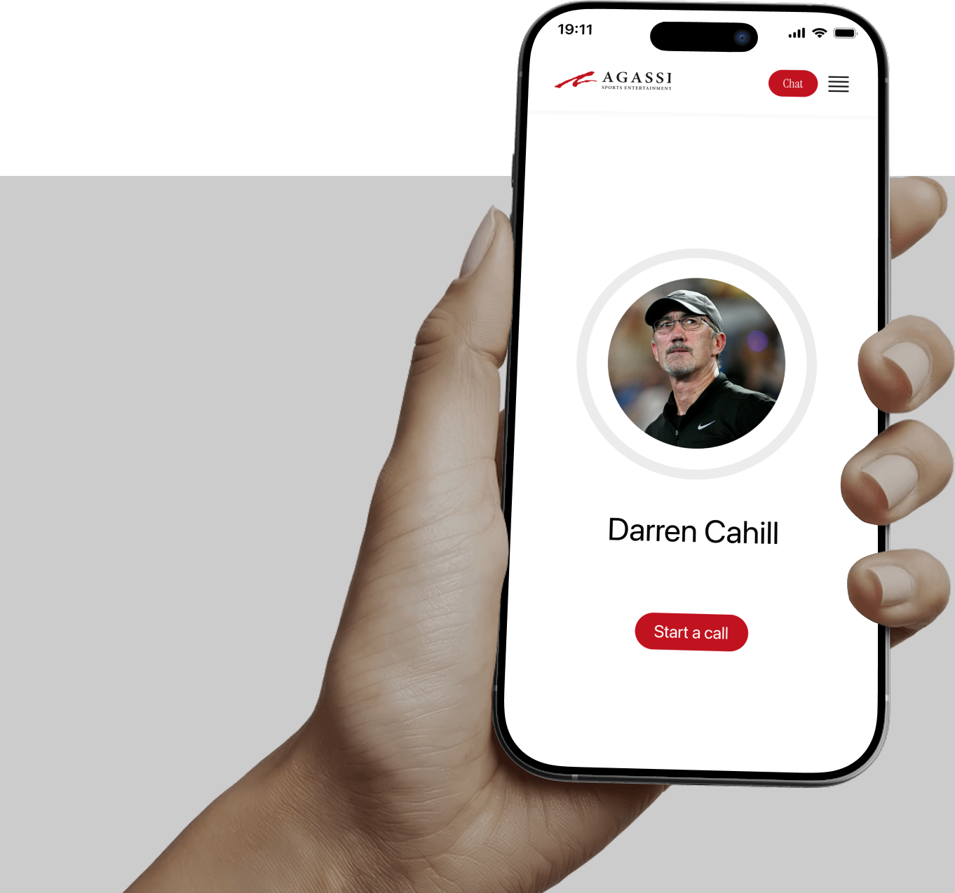 Darren AI Phone Mockup